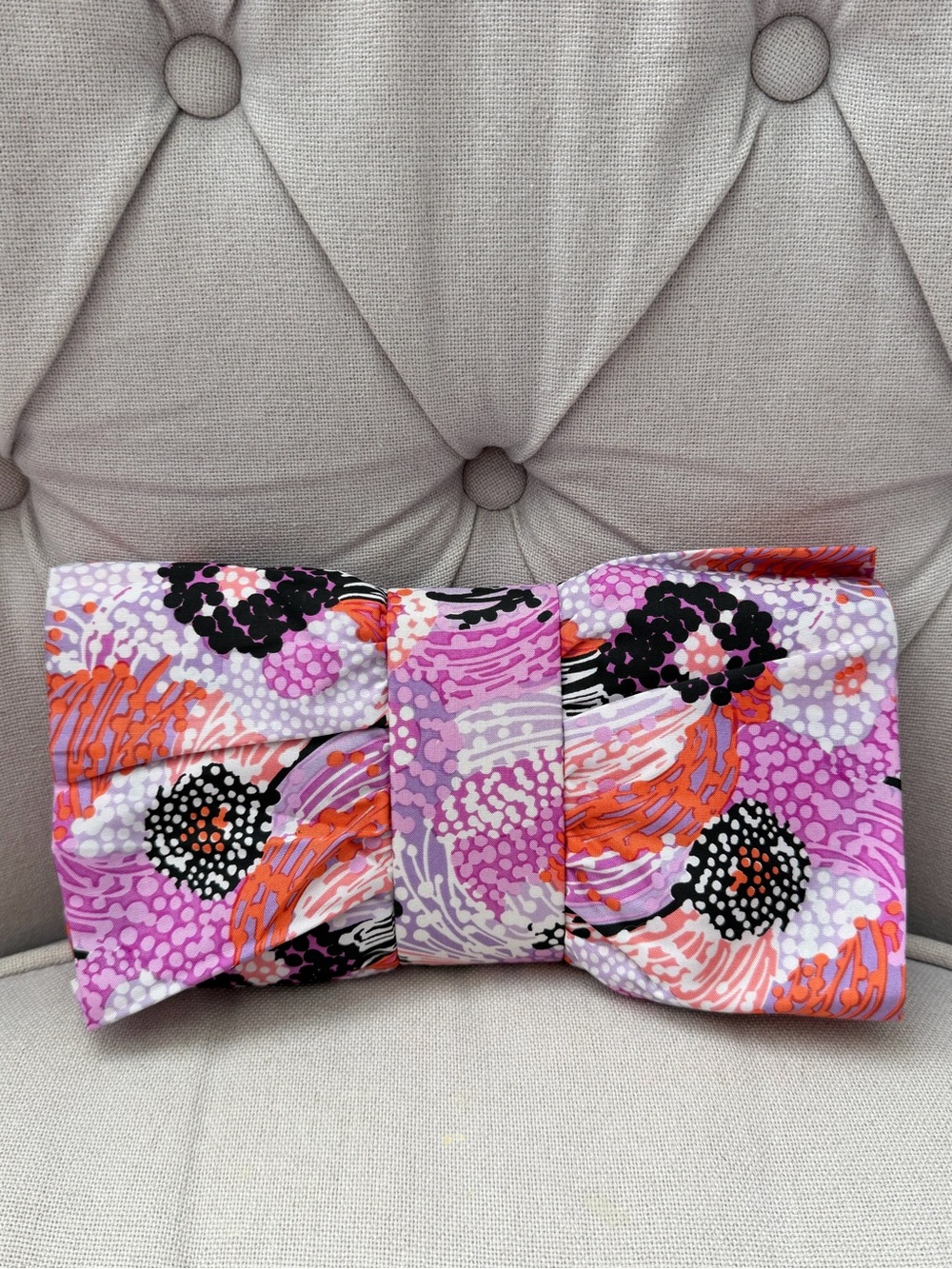 Marisa Baratelli Purple, Pink and Orange Clutch Purse
